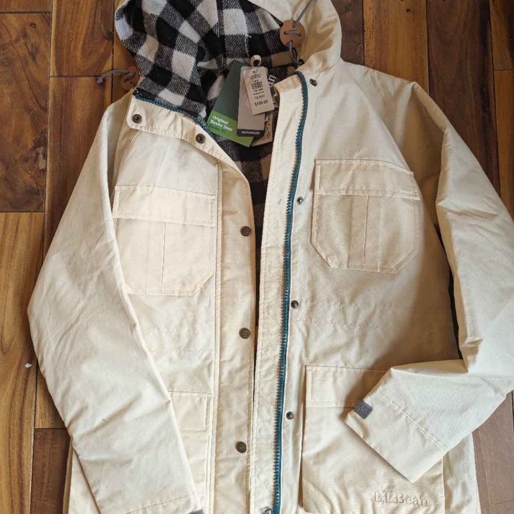 LL Bean Women's Original Baxter State Parka '82 XS color canvas